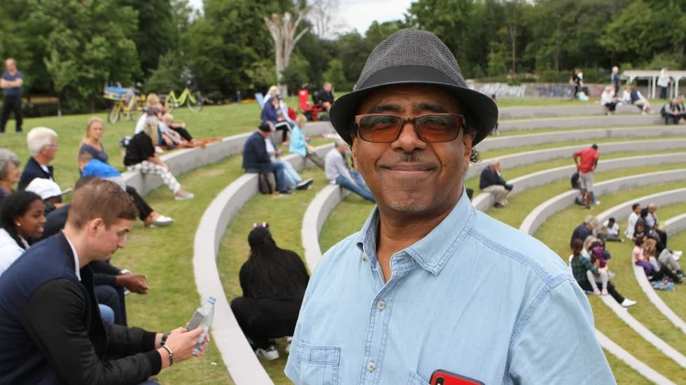 Uppsala reggaefestivals grundare Yared Tekeste tycker att Källparken är hjärtat av Uppsala.