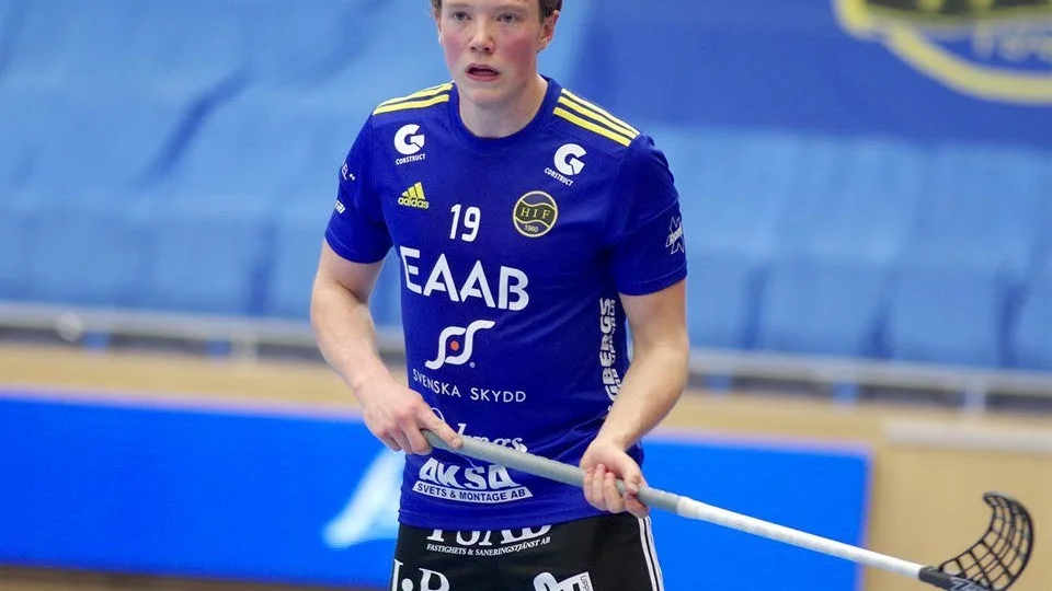 Adam Nilbrink i Hagundatröjan.