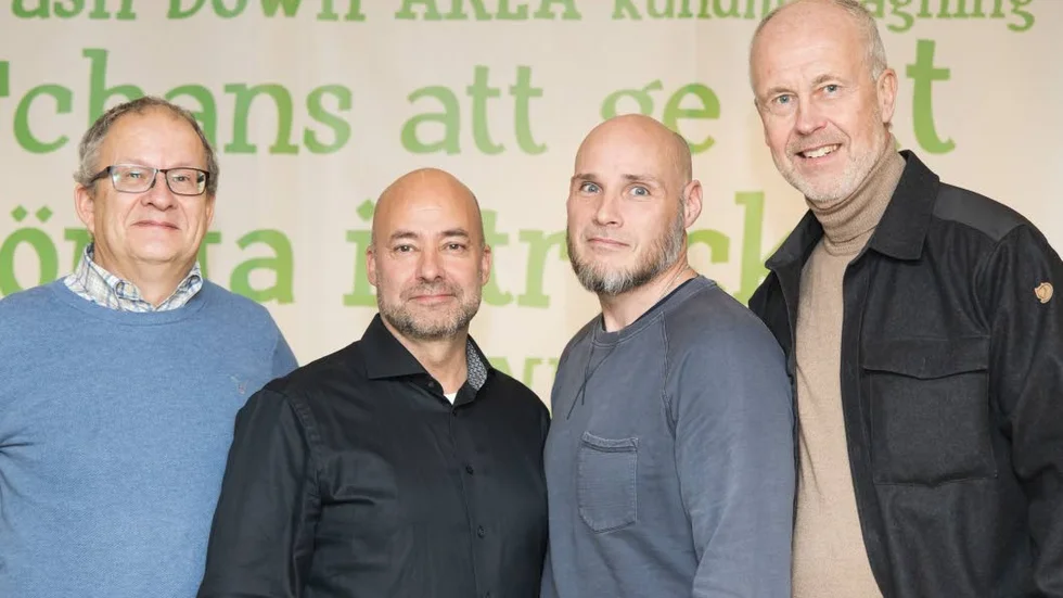 Anders Burman, Lars Wredendal, Niklas Granljung, Bengt Aili.