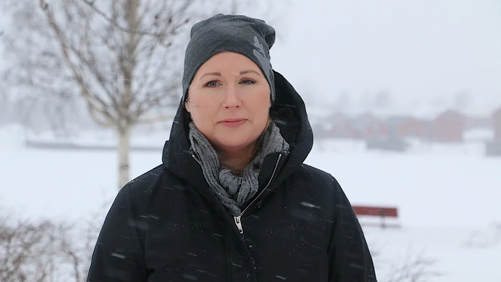 "Norrbotniabanan kommer att vara valets viktigaste fråga. Den berör alla i kommunen och kommande generationer för all framtid", säger Sara Hall, nummer två på Skol- och landsbygdspartiets lista till kommunfullmäktige.