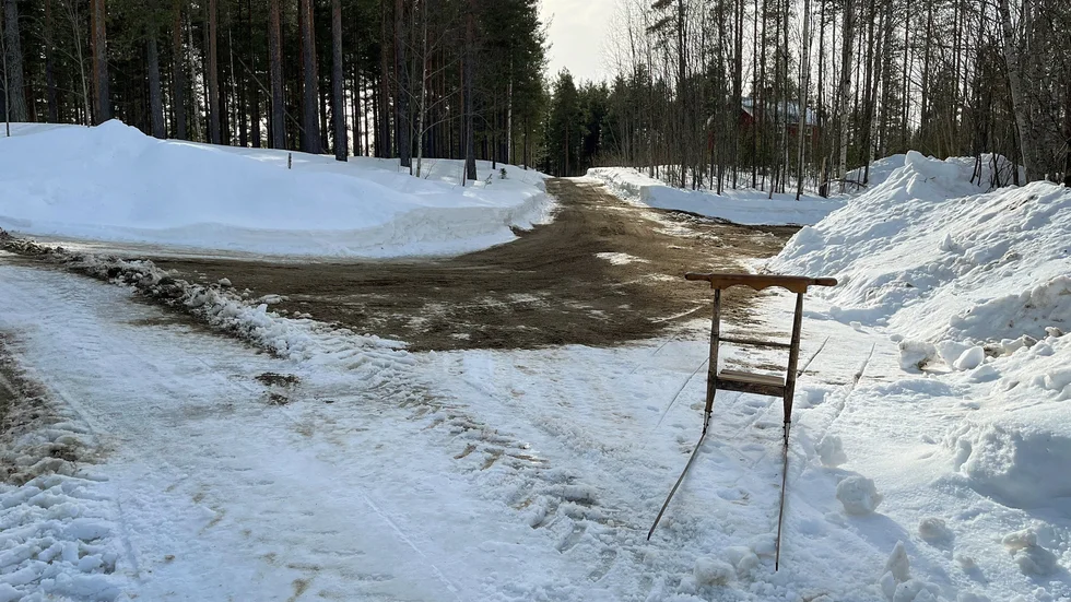 Varierande sparkföre i Vistbäcken.