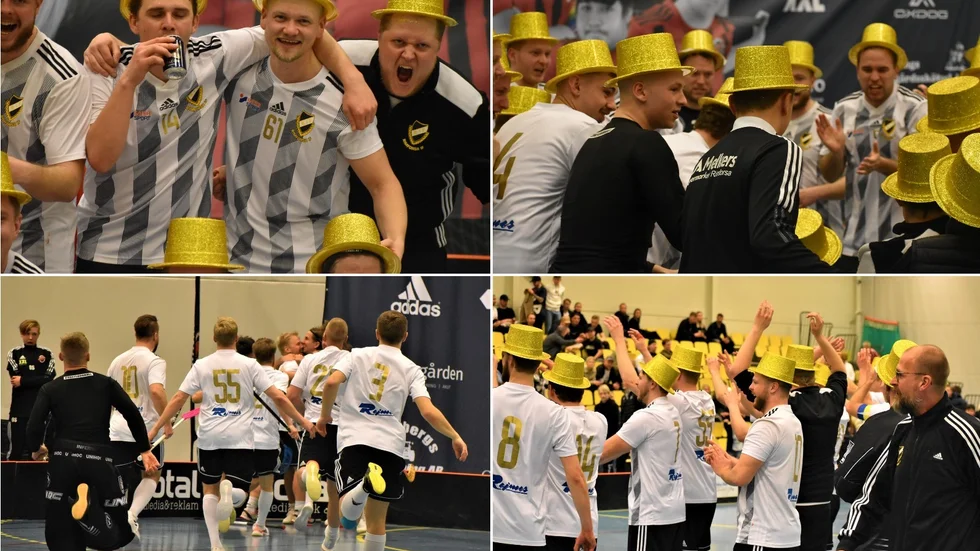 Guldhattar, glädjevrål, tårar och starka känslor. Rimforsa IF fick kröna säsongen med att äntligen vinna division två.