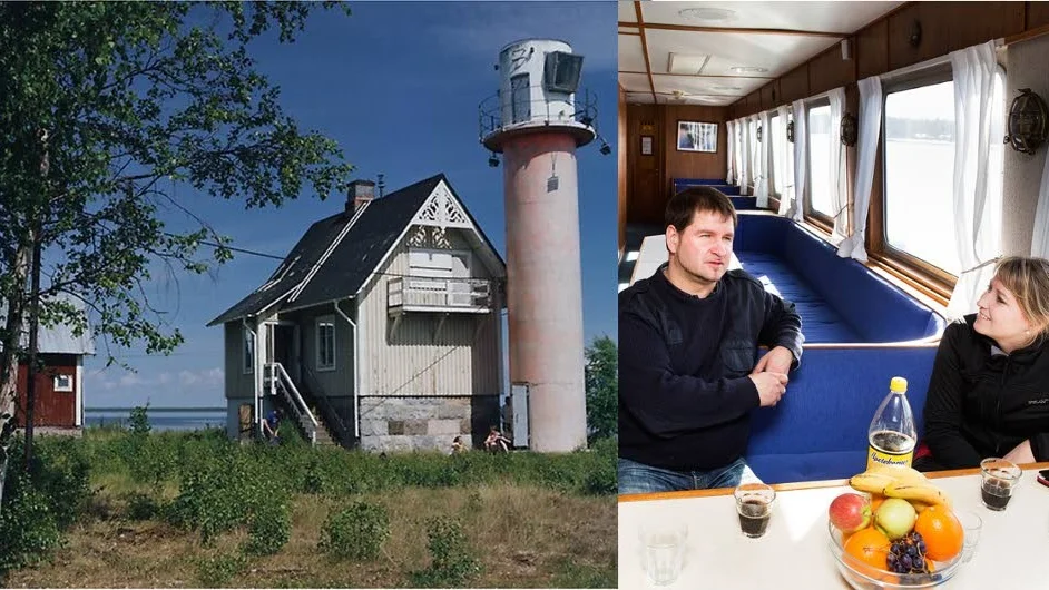 Miljonaffären. Johan Söderholm och Ulrika Kommes i Laponia rederi köpte den gamla fyren på Germandön av kommunen för 1,6 miljoner. Fyrplatsen är klassad som riksintresse för natur- och kulturmiljö.