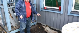 Marken öppnade sig under huset