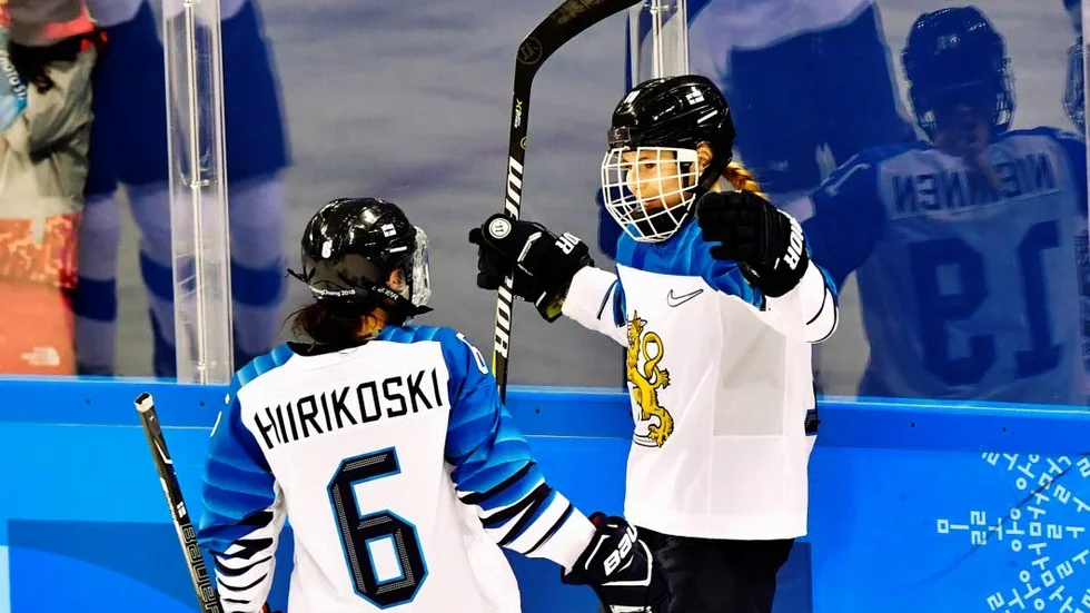 Petra Nieminen var en av Luleåspelarna i Finland som sänkte Damkronorna i går natt.