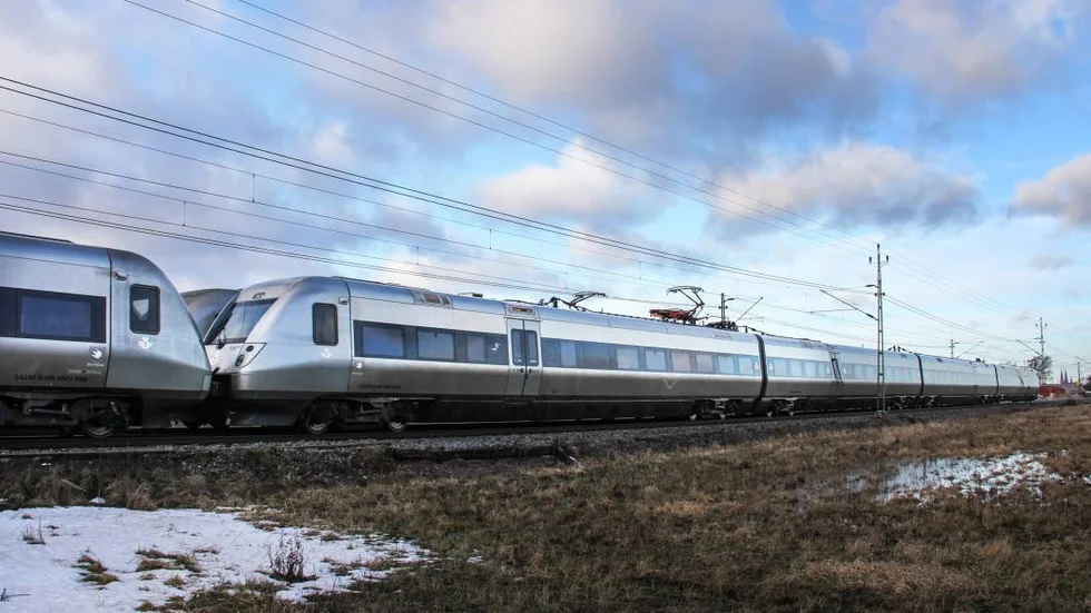 Tåget skulle till Uppsala men hamnade på spåret mot Västerås. Arkivbild.