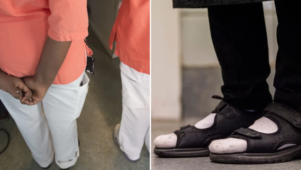 "Att satsa på personalen för att minska sjukskrivningar, främja en god arbetsmiljö och vara en attraktiv arbetsgivare borde väl ligga nära hjärtat för flera partier kan tyckas. Men hur ser det egentligen ut i Vimmerby, finns det några politiker som står upp för omsorgspersonalen?", skriver debattörerna, som lyfter behovet av arbetsskor.