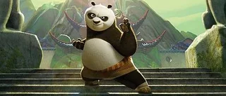 Charmig panda lyfter tunn historia
