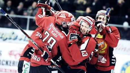 Jublet var enormt efter det matchavgörande 2-1-målet.