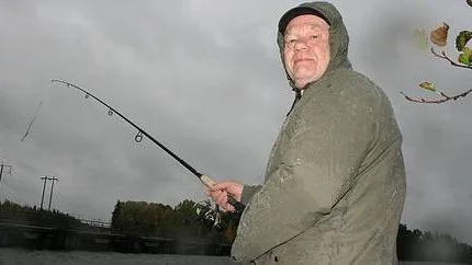 Det blev ingen gädda för Lennart Jansson vid fiske på söndagen. Men han var inte särskilt ledsen för det.