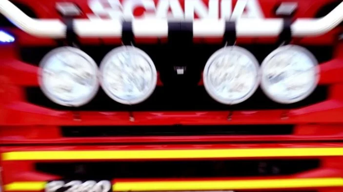 Räddningstjänsten fick på söndagen larm om en gräsbrand i Godegård. 