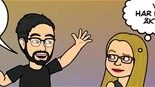 Så här ser det ut när Jonas Anderson använt sig av Bitstrips.