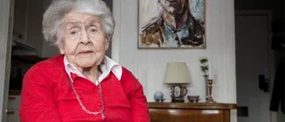Hon har levt alla sina 100 år i Uppsala