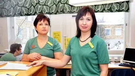Elisabeth Pettersson och Erica Björkqvist.