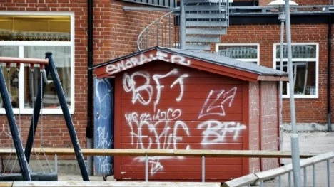 Miljöbild från Aspenskolan i Tierp.
