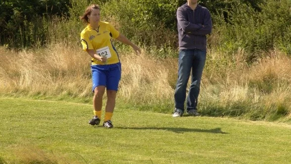 Emelie Höök under sin segerrunda.