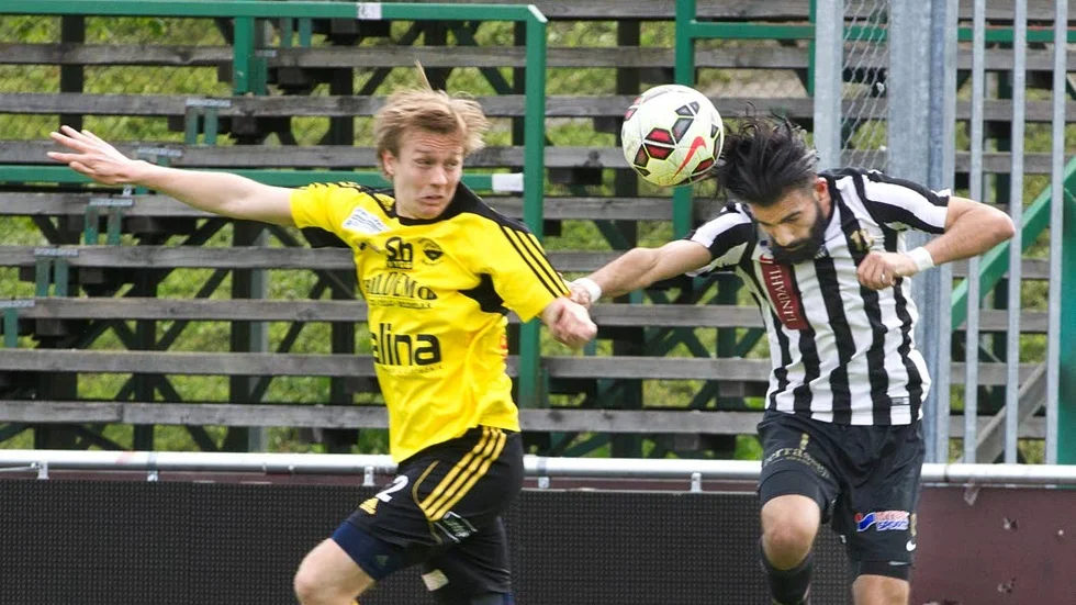 Seger. Gusk tog en viktig seger, här i en tidigare match mot UIF.