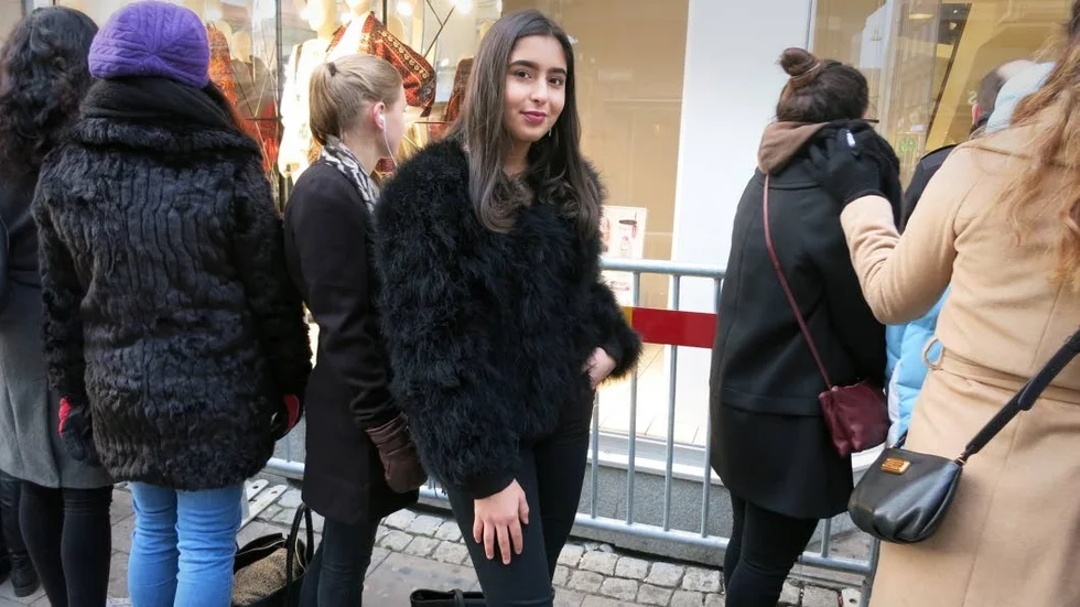Aida Heidari hade köat sedan klockan 3 på morgonen.