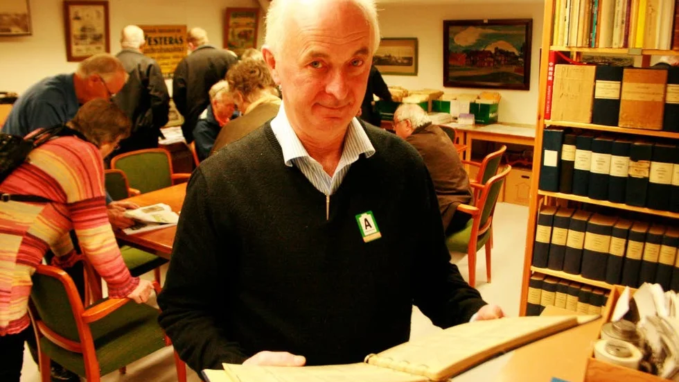Kenth Hansson, kommunarkivare i Heby.