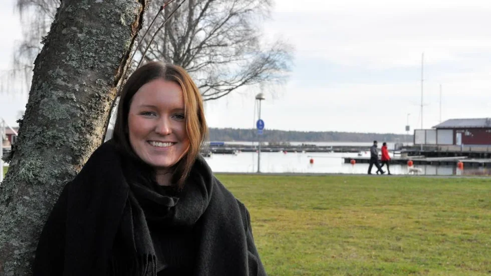 Projektanställning. Viktoria Arestav arbetar som hälsoinformatör i Östhammars kommun under höstterminen.