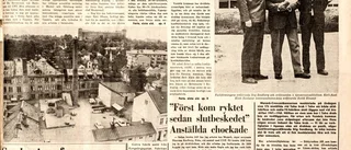 "Först kom ryktet sedan slutbeskedet"