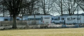 Husvagnsläger vid Allianshallen
