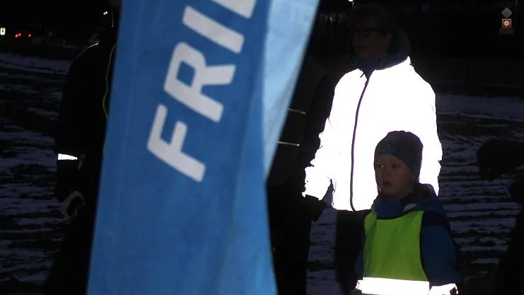 Ljus i mörkret. Synliga med rejäla reflexer