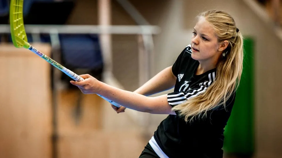 Målskytt. Ellinor Berling fjorde FBC Uppsalas enda mål mot Malmö.