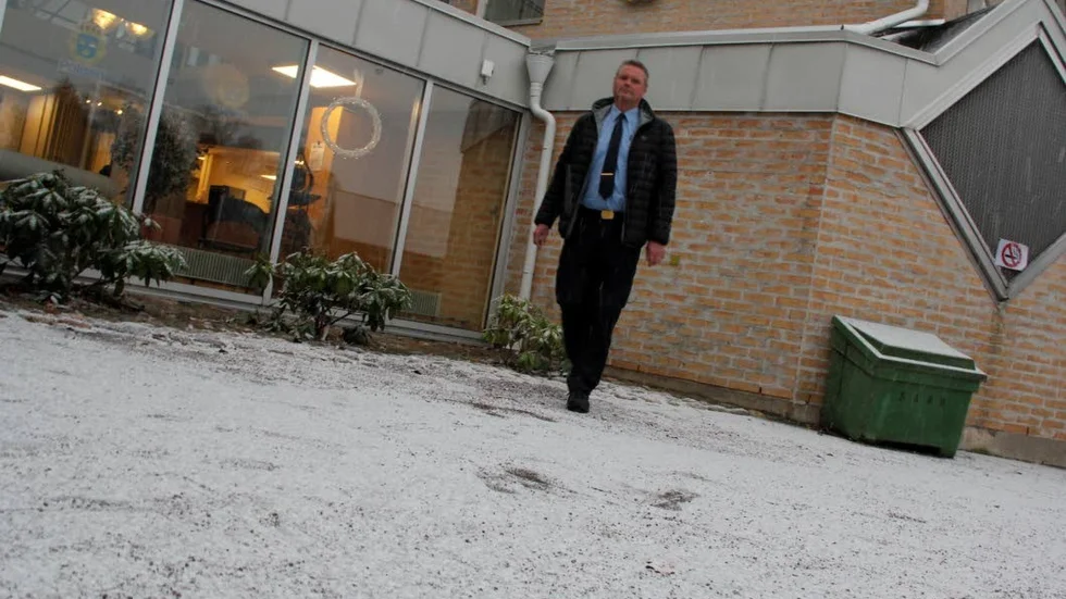 Ny polismark. I och med den nya organisationen hamnar hela Heby under lokalpolisområde Uppland. Chef för området är Niklas Hållkvist.
