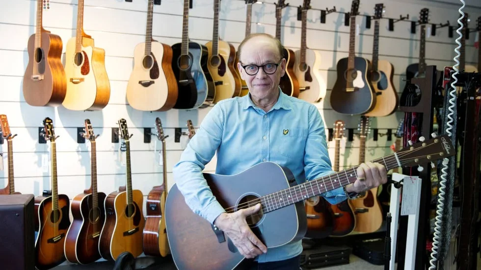 Veckans handlare Jan-Erik Jonsson driver Musikanten i Luleå.