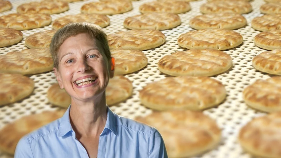 Cindy Kite ny hållbarhetschef och innovationssamordnare i Polarbrödsgruppen. Bilden är ett montage.
