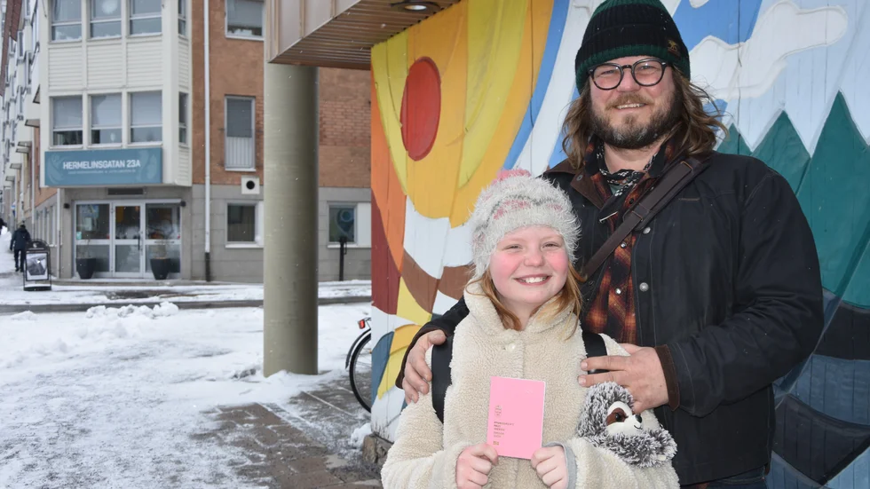 Bad och glass är högt prioriterat inför resan, berättar Hilla Hurtig, 9.