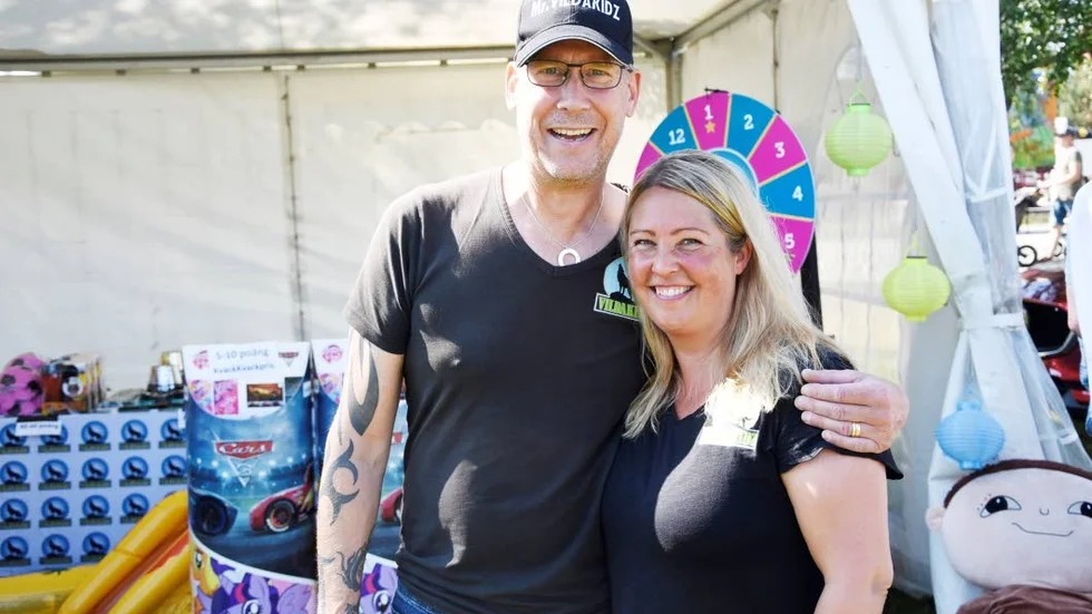 "Vildakidz vill att alla ska ha möjlighet att känna att det är festival. Vi har dukat upp en gratis oas med olika aktiviteter", säger Anna och Stefan Karlsson.