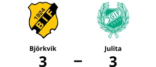 Julita fixade en poäng mot Björkvik