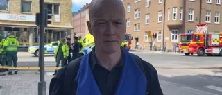 Vår reporter på plats: "En väldigt tryckt stämning här"