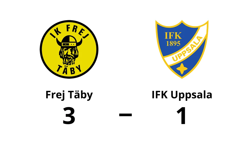 IK Frej Täby FF vann mot IFK Uppsala