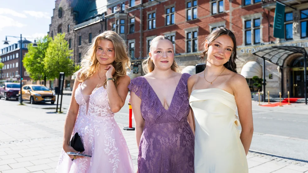 Greta Niska( t v), Alva Sahlin, Tilde Sjöholm.