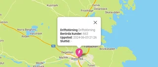 Strömavbrott i centrala Skellefteå – 660 kunder blev strömlösa