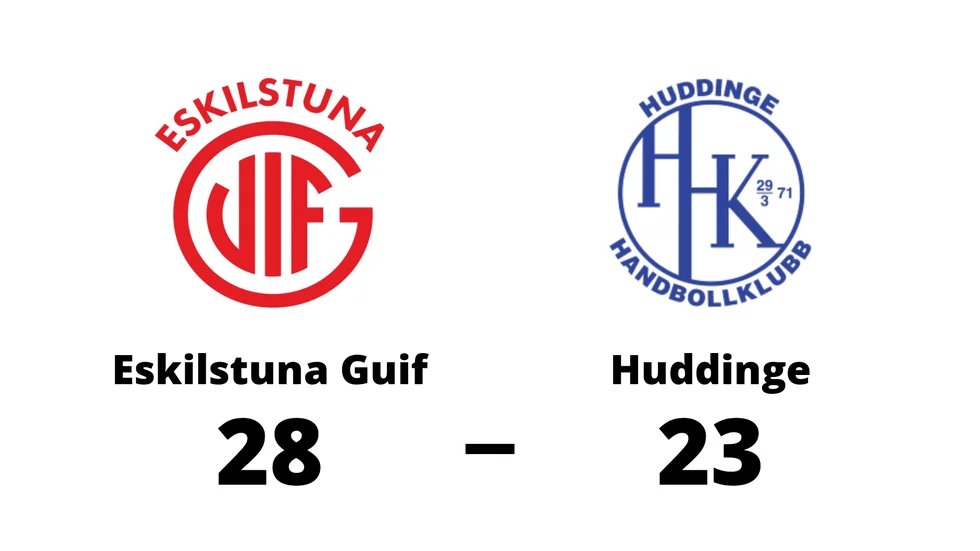Eskilstuna Guif vann mot Huddinge HK