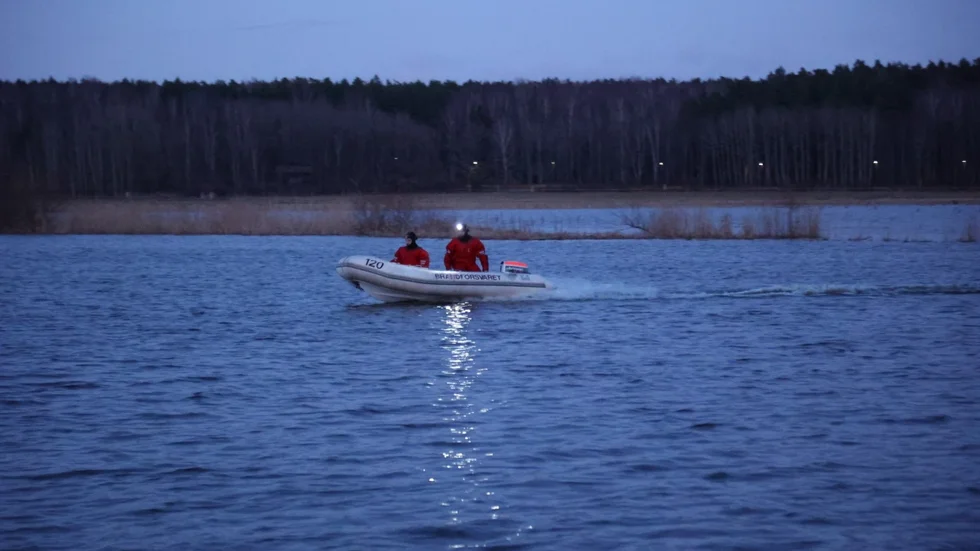 Insats på Fyrisån. 