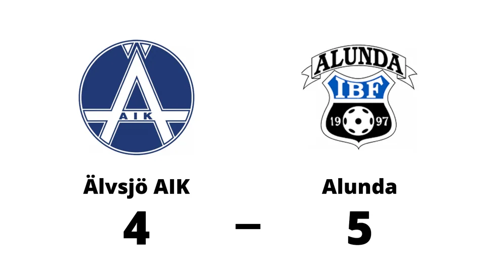 Älvsjö AIK IBF förlorade mot Alunda IBF