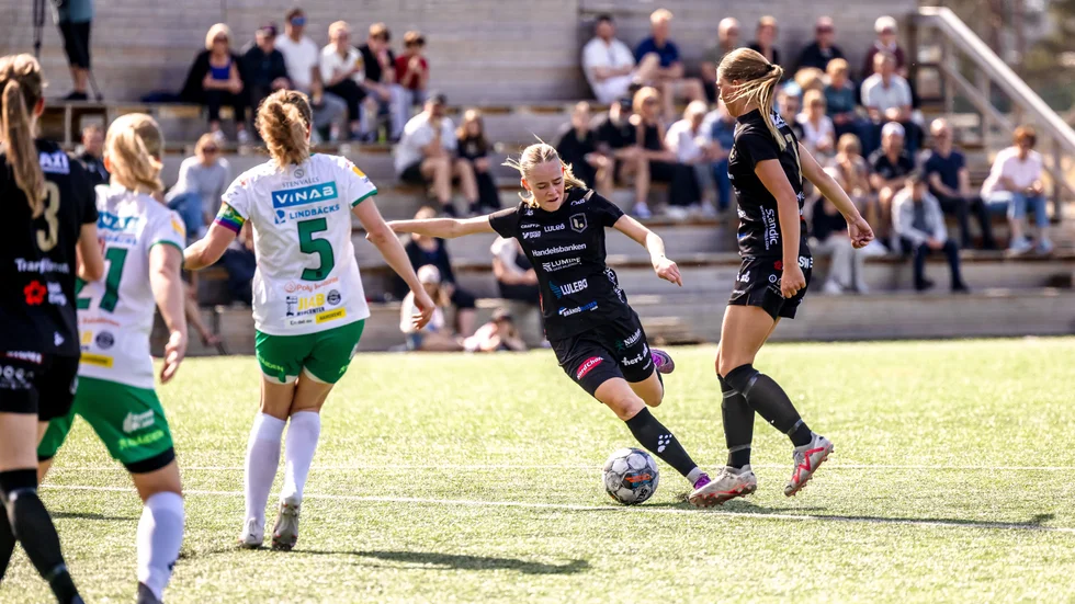 Luleå Fotboll räckte inte till mot Sandviken.