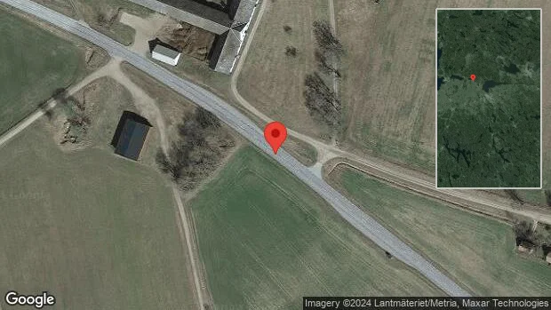 Stopp på väg 34 på grund av viltolycka med en personbil