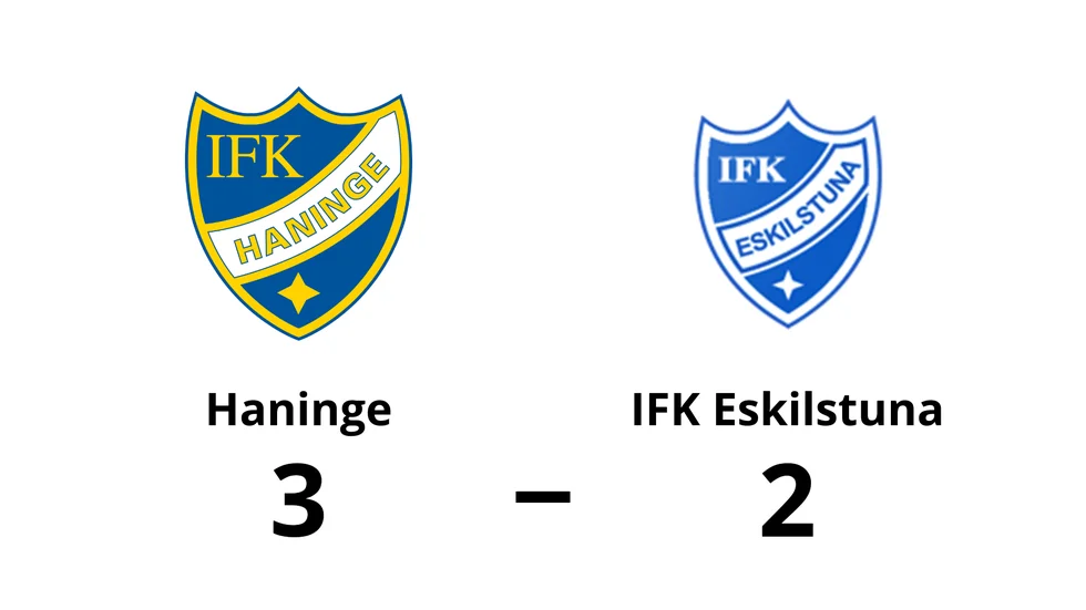 Haninge vann mot IFK Eskilstuna