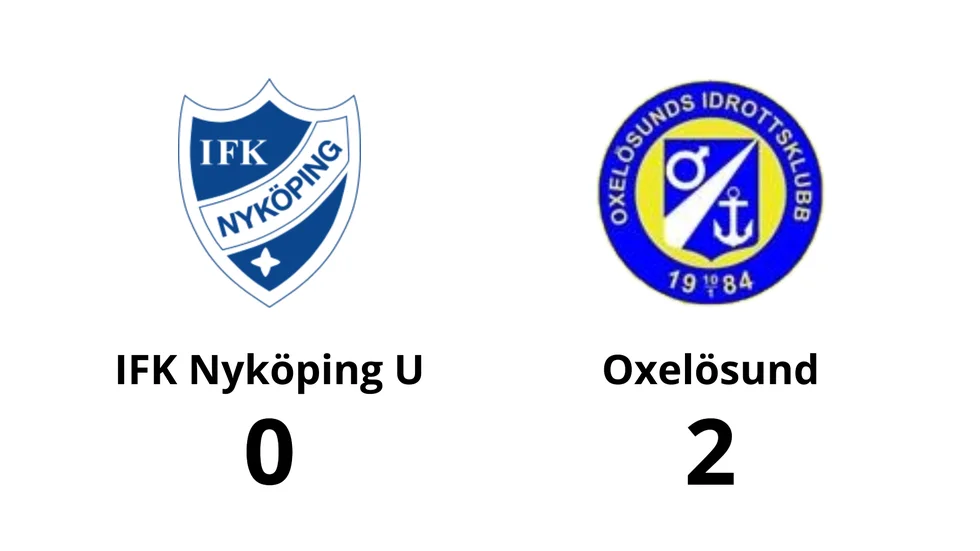 IFK Nyköping U förlorade mot Oxelösunds IK
