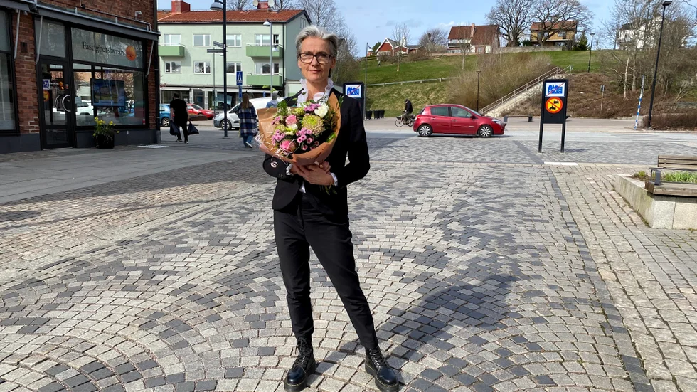 Maria Persdotter, gruppledare för Centerpartiet i Motala, valdes under lördagen in som ordförande i partidistriktet.