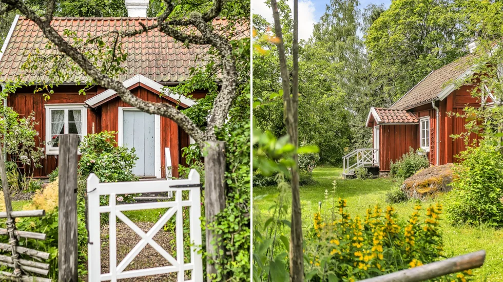 I Skogstibble, en halvtimme utanför Uppsala, finns ett av veckans mest populära objekt för de som letar sommarstuga. 