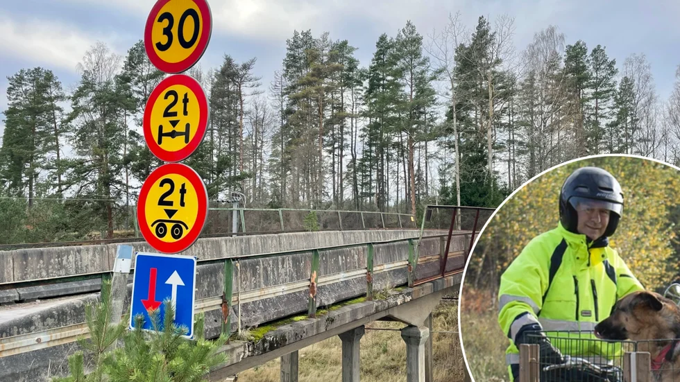 Om det blir någon ny förbindelse över Södra stambanan är höljt i dunkel. På bild ses också Ove Lycke. 