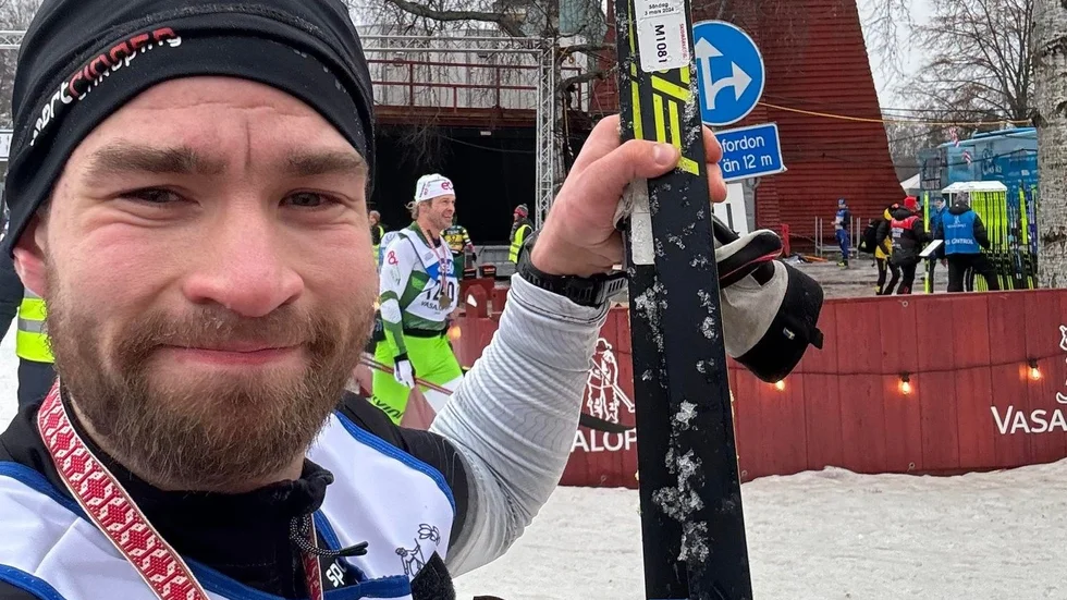 Gustav Ottosson var bäste åkare från Enköping i Vasaloppet 2024, när han tog sin bästa placering i loppet i karriären.