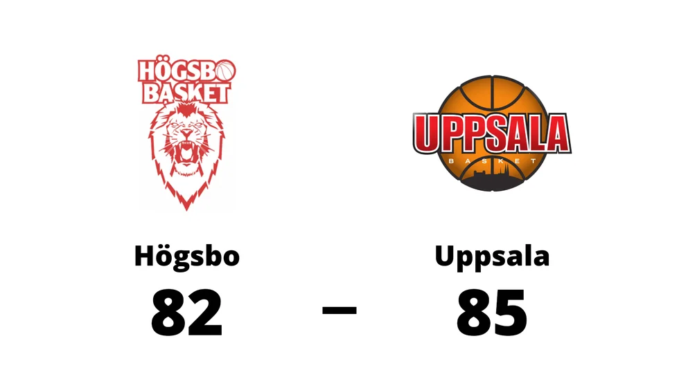Högsbo Basket förlorade mot Uppsala Basket